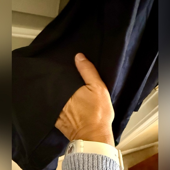 Navy and White Kate Spade Striped Dress - Picture 3 of 4